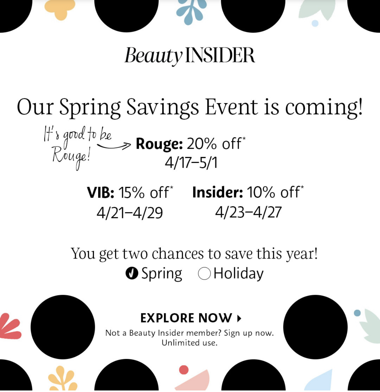 it’s Sephora Spring Savings Event time the windy city mama